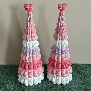 Bella Lux Meringue Confection Tree Valentine 💕 Pink Purple White NEW